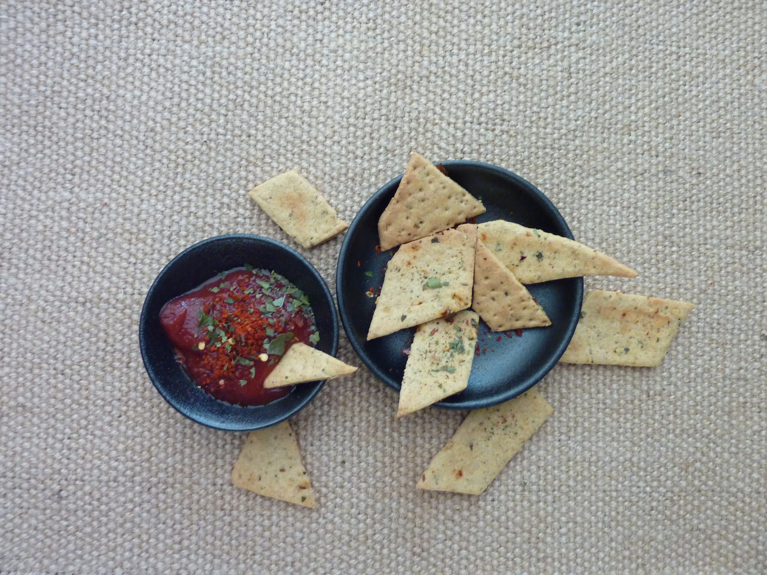 Herby, Tasty & Tangy Crackers-Vegan & Gluten Free